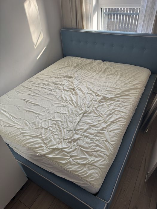 Łóżko z pojemnikiem 180x200 z materacem 160x200