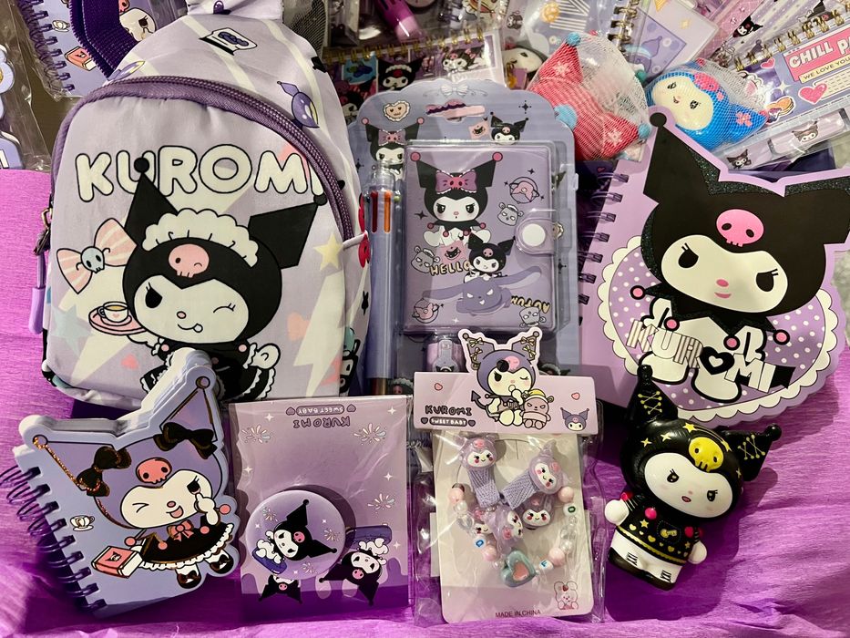 Куромі Kuromi іграшка, подарунковий набір, канцелярія та аксесуари