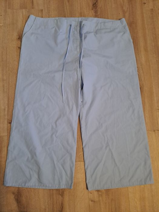 lekkie spodnie szeroka nogawka 48 xxxl