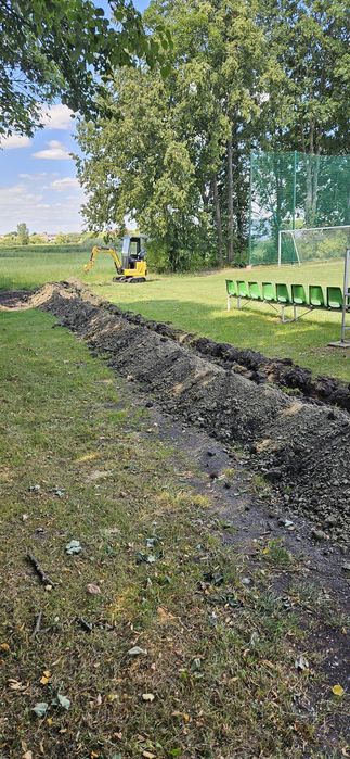 Usługi minikoparka