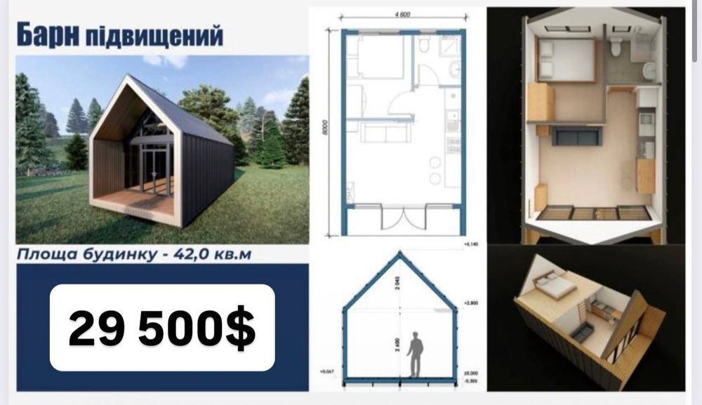 Земельна ділянка з будинком мрії