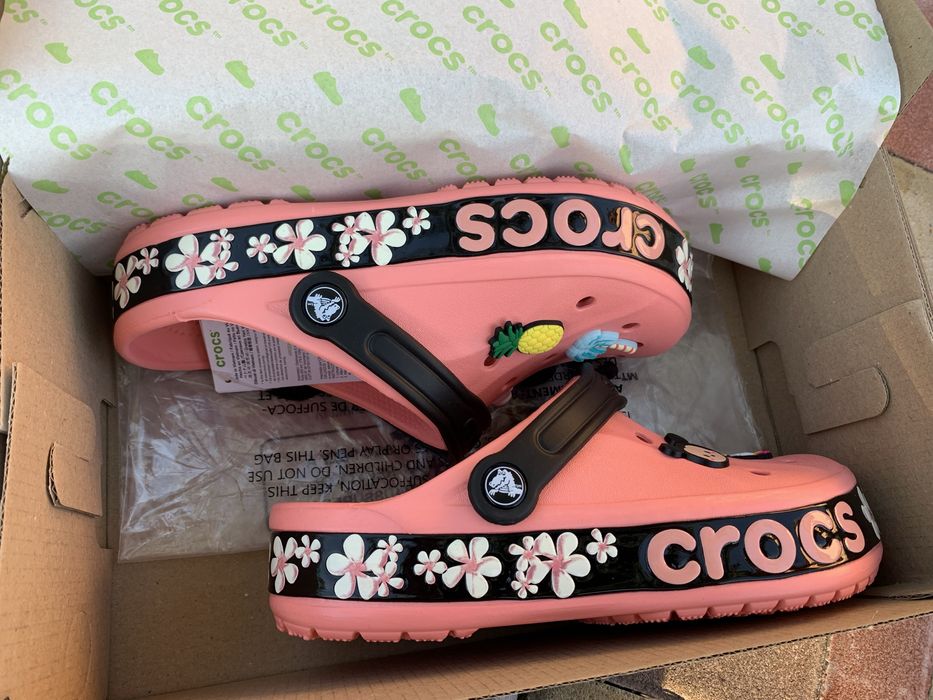 Крокси жіночі рожеві Crocs 37, 38, 39 розмір