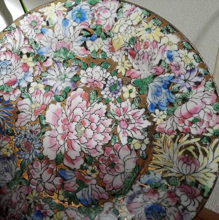 Prato porcelana chinesa - feito em Macau