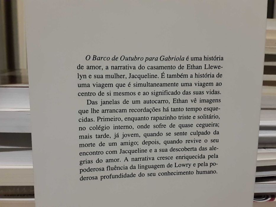 Malcolm Lowry - O Barco de Outubro para Gabriola (envio grátis)