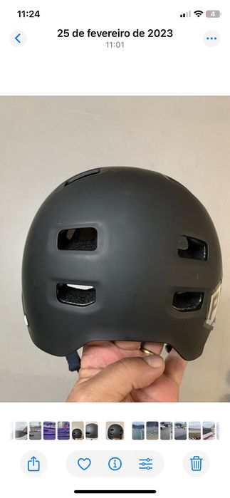 Capacetes de skate como novos!