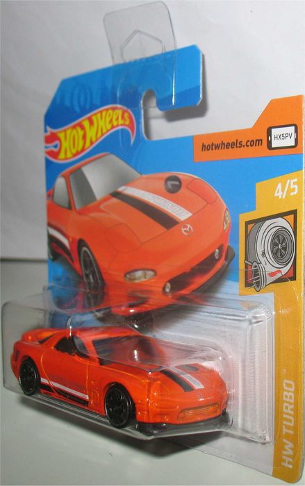 Hot Wheels - 95 Mazda RX-7 (laranja - 2020)