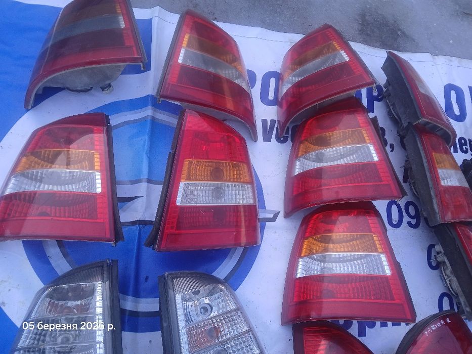 Фонарі фари задні опель астра седан зафіра  вектра меріва омега комбо