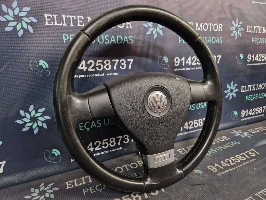 Volante usado pele com airbag VW GOLF V 5 GT JETTA
