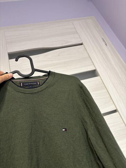 Męski elegancki sweter s tommy hilfiger