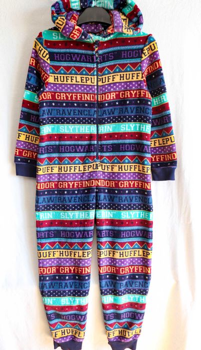 Тепла піжама і шарф на дівчинку дитяче кігурумі Гаррі Поттер 134-140