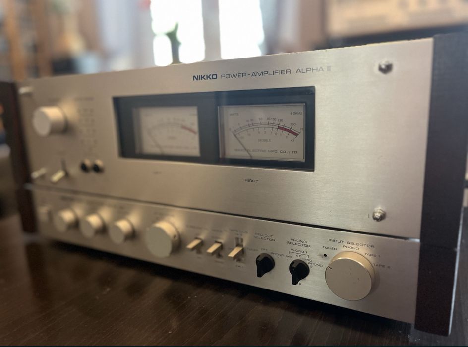 Zestaw stereo Nikko Alpha II- Nikko Beta 20