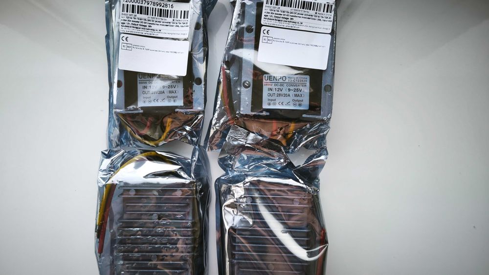 ИЗ 12 в 28 В, 20 А Повышающий DC-DC преобразователь напряжения 560 Вт