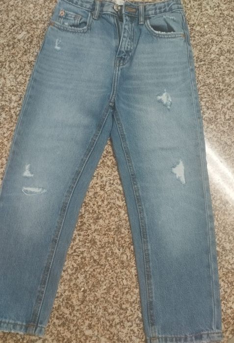 Calças de ganga Zara, menina 8 Anos 128 cm