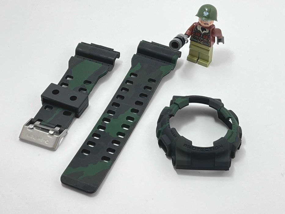 Bezel+pasek Casio G-SHOCK GA-100 GA-110 GA-120 GA-140 GLS GD MORO/Z