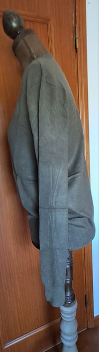 Camisola / Pullover Homem Verde Seco (Tam. S) – Malha Fina