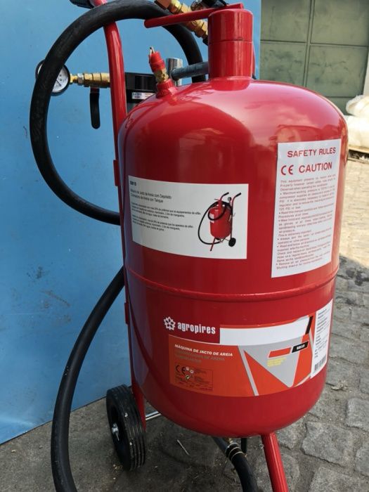 Máquina jato de areia