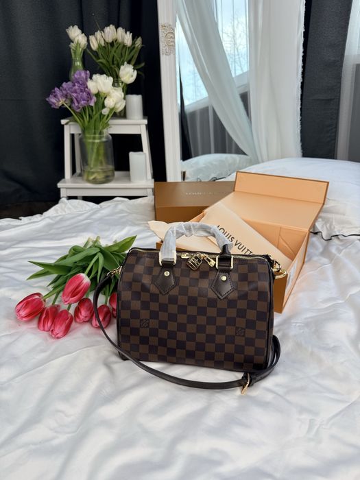 Сумка Louis Vuitton Speedy Bandouliete 25 Damier Ebene