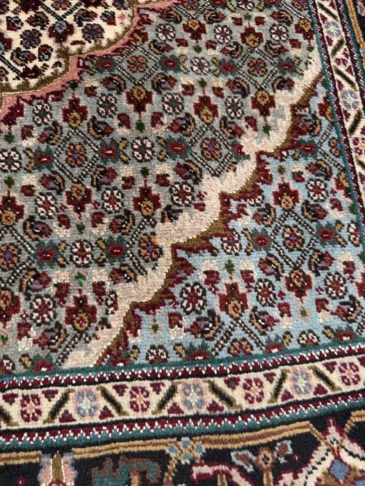 Kaszmirowy r. tkany dywan perski Tabriz z jedwabiem 200x150 galeria 10 tys