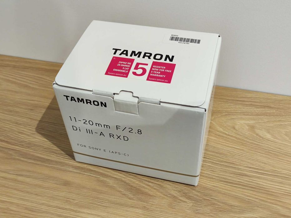 TAMRON 11-20 mm F/2.8 Di III-A RXD, obiektyw do Sony E-Mount (APS-C)