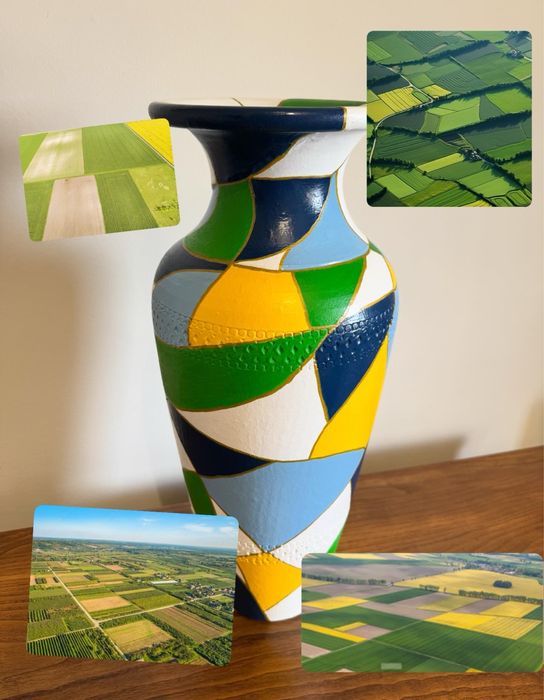 Vaso de barro altura 50 cm