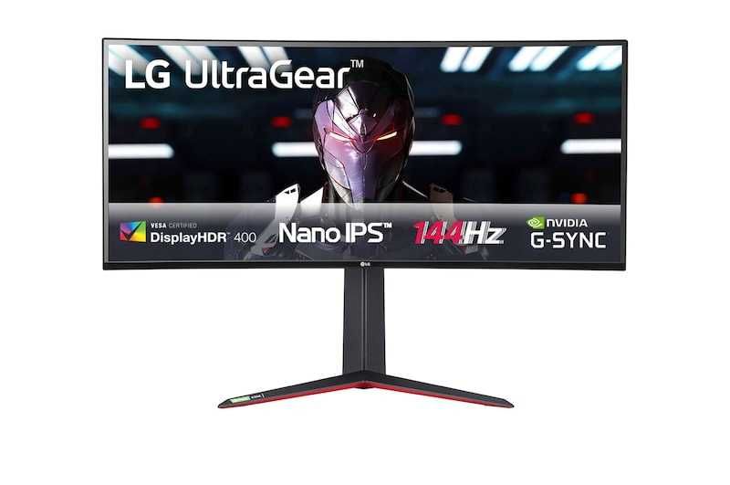 Monitor Gaming LG 34" Ultragear Curvo 34GN850-B Nano IPS 1ms QHD 160Hz