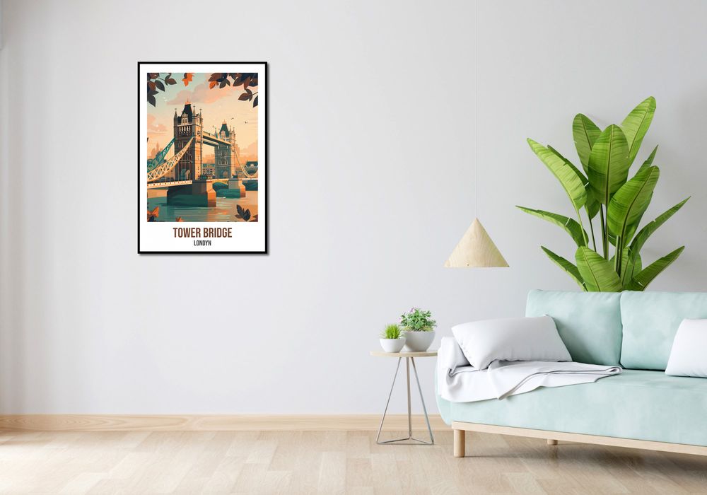 Plakat 61x90,5cm Tower Bridge