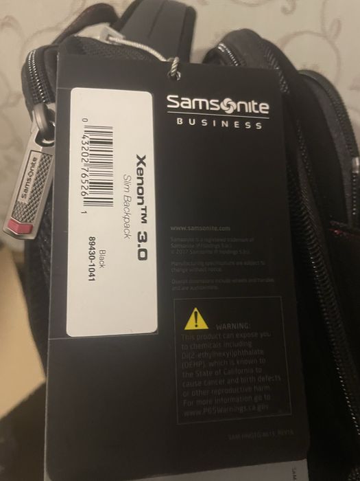 Рюкзак Samsonite Xenon 3.0 Slim Laptop Backpack
