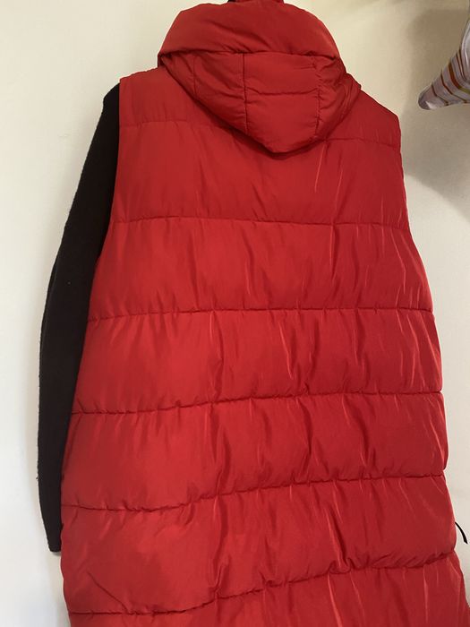 Жилетка  пуховик удлиненная большой размер