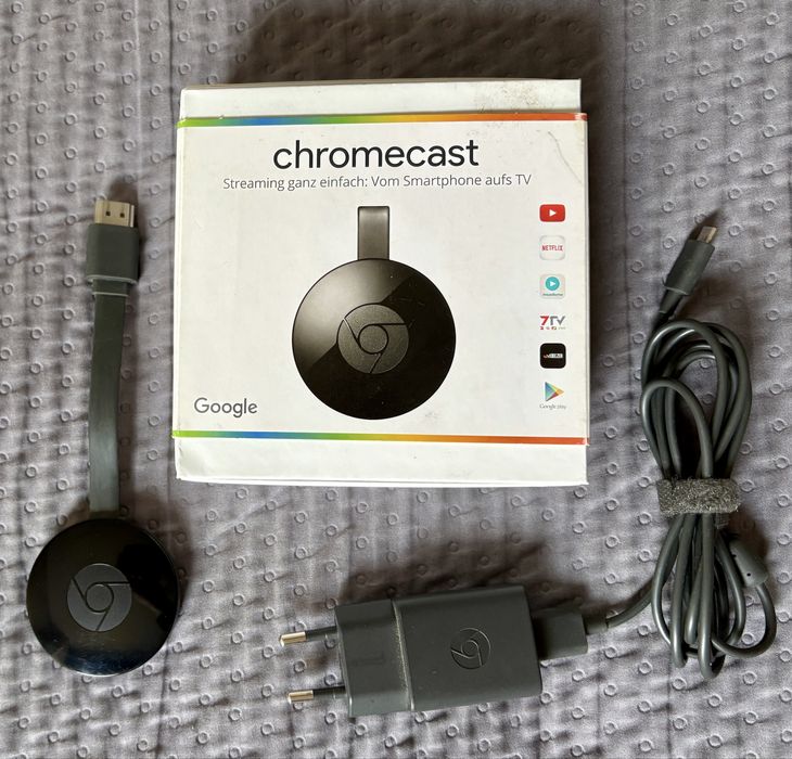 Google Chromecast 1 gen – sprawny, komplet, pierwszy właściciel