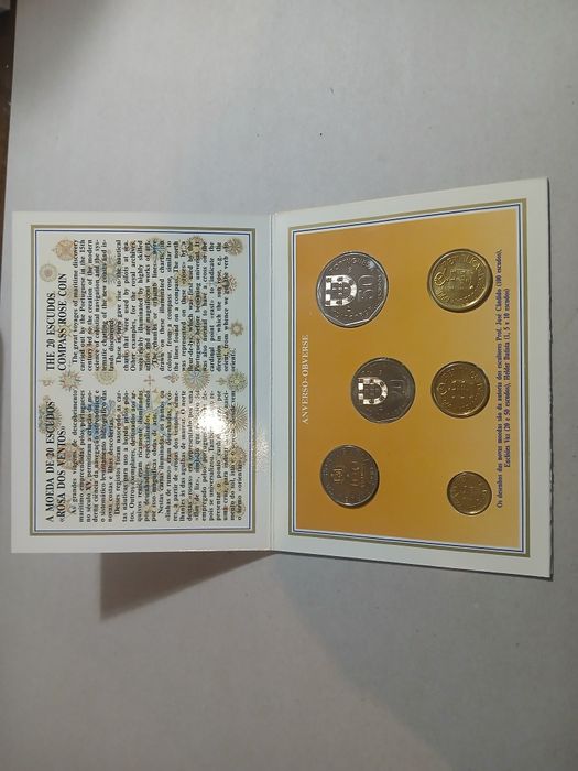 Set moedas anual de 1990 brilhantes nao circuladas