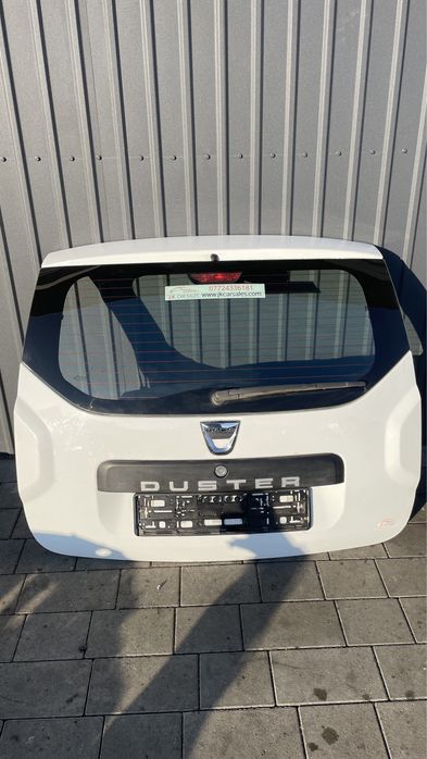 Ляда Dacia Duster Дачія Дастер біла кришка багажника кляпа