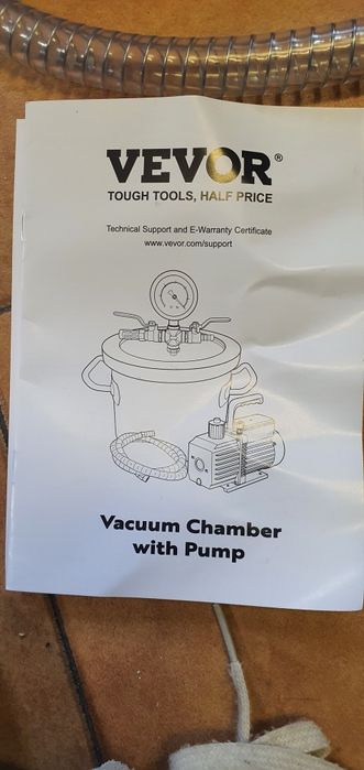 Bomba e câmara de vácuo