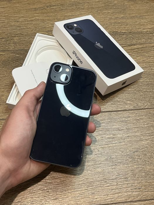 iPhone 13 128GB Midnight / Stan BDB / Pudełko / Etui