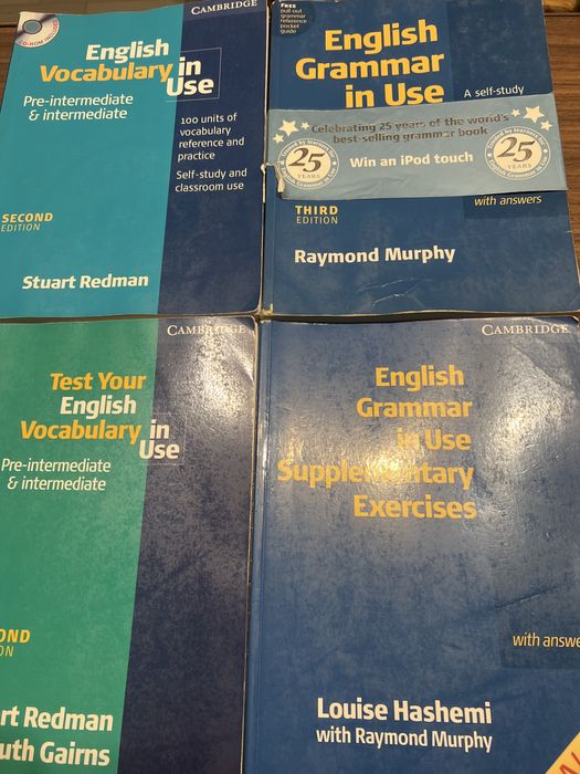 English grammar & vocabulary in use, Cambrige University press
