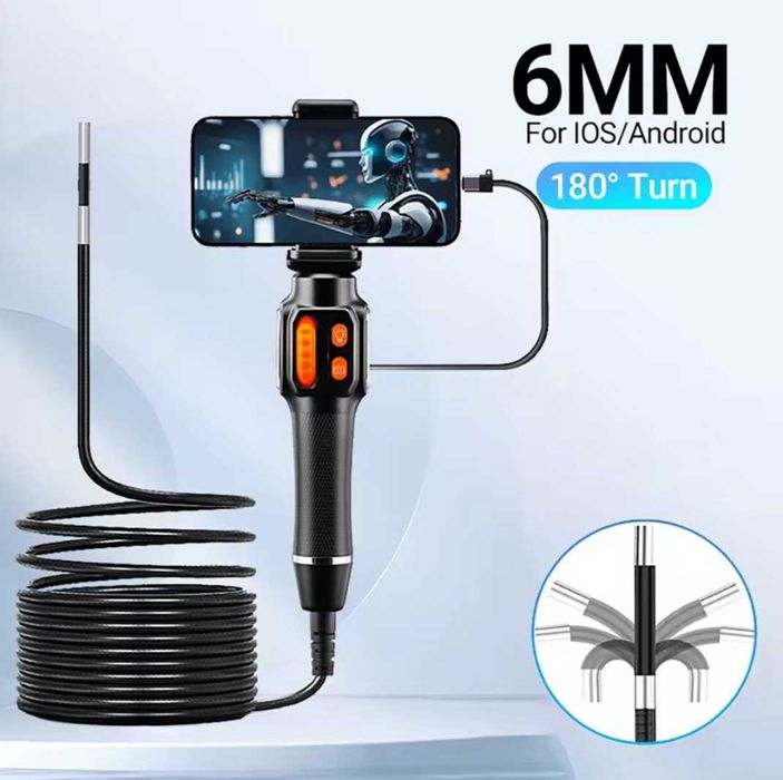 Ендоскоп Керований Поворотний під Android, iOS  6мм 1 м