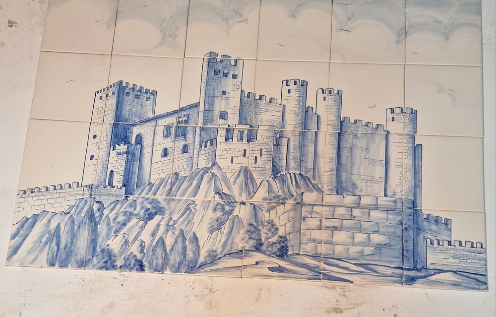 Painel de azulejos de 1980!