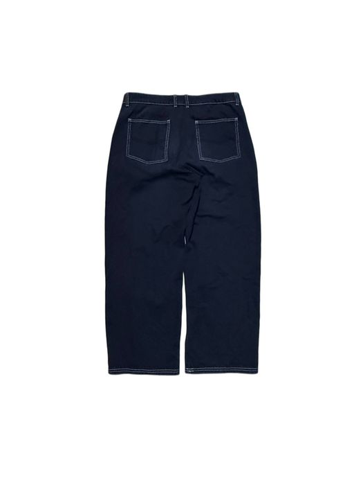 Черные Широкие джинси