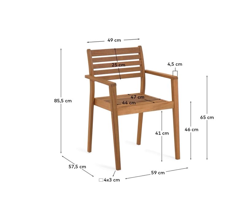 Conjunto 6 cadeiras + 6 almofadas da Kave Home (-30%)