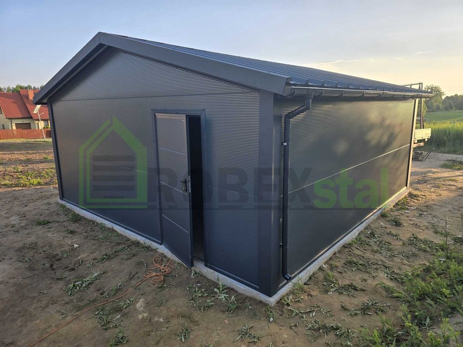 garaż ocieplany 7x5 z płyty warstwowej PIR5cm montaż cały kraj