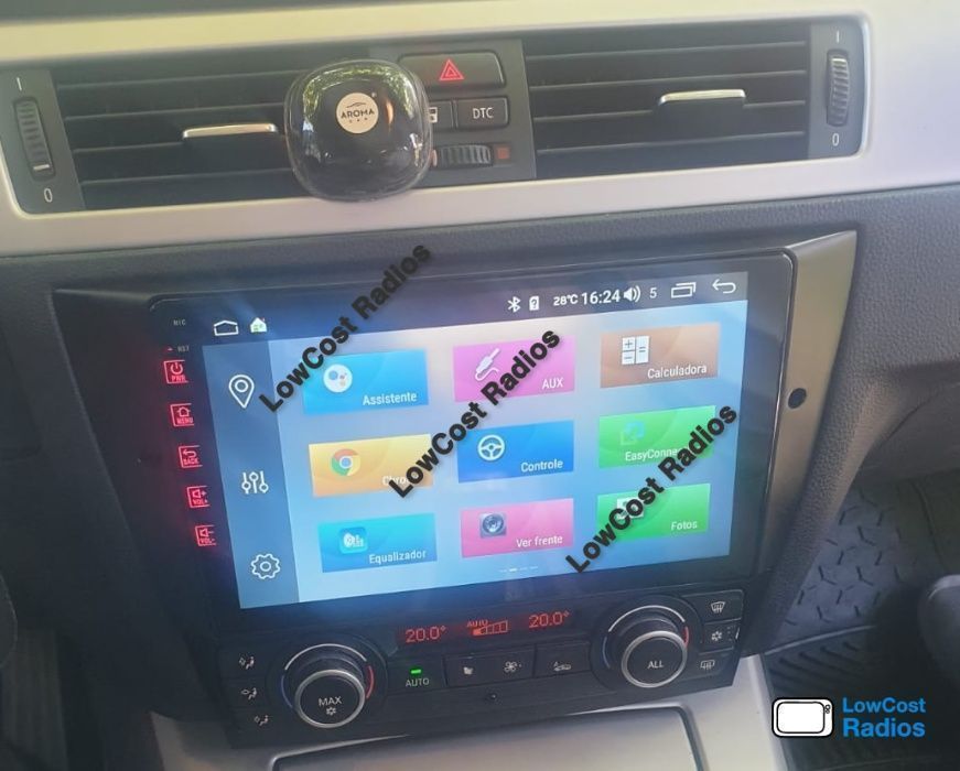 Rádio GPS Multimédia ANDROID 15 BMW E90, E91, E92 e E93 • 9 Polegadas | CARPLAY • ANDROID AUTO