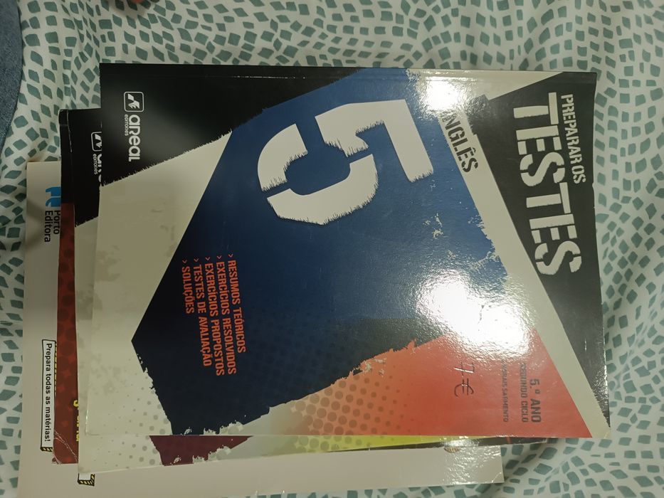 Livros de fichas e de estudo 5 anl