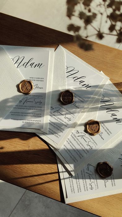 Zaproszenia na Pierwszą Komunię Świętą (PL + UA)