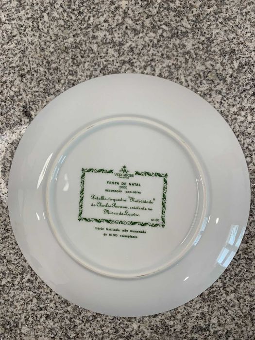 Conjunto 12 Pratos Vista Alegre (série Limitada)