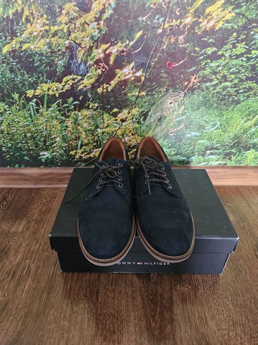 Buty eleganckie, meskie ciemny granat roz. 39 Ryłko