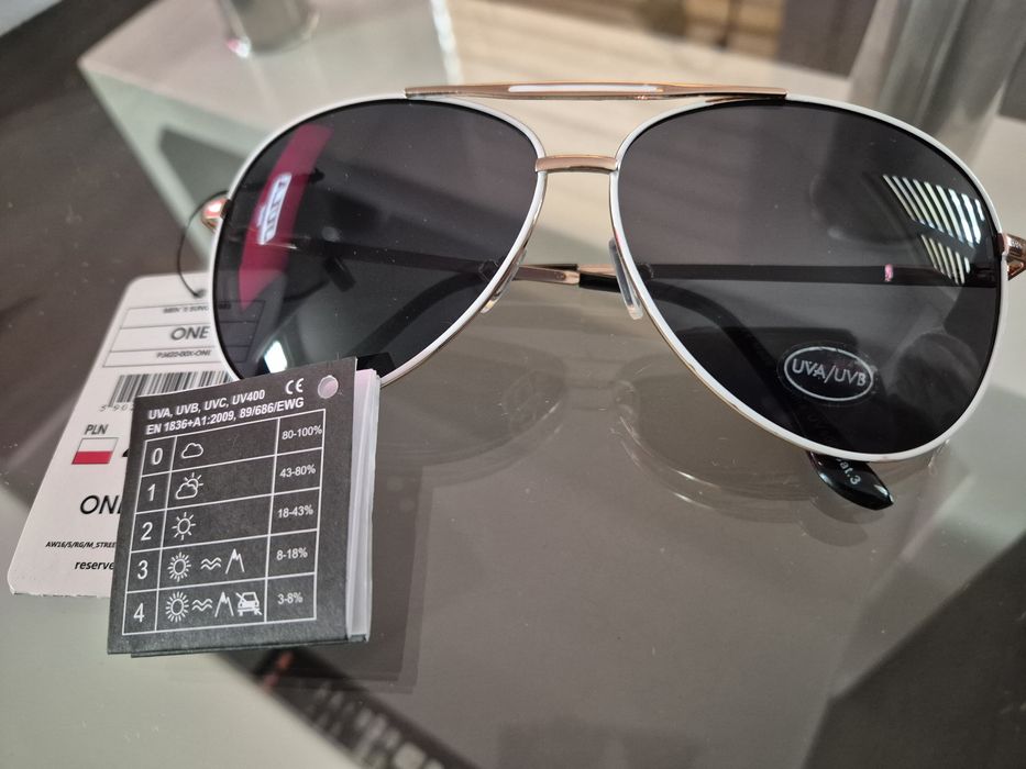 Męskie okulary przeciwsłoneczne