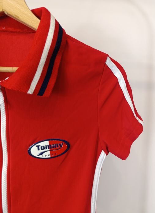 Damska koszulka bluzka top Tommy Hilfiger rozpinana r.S