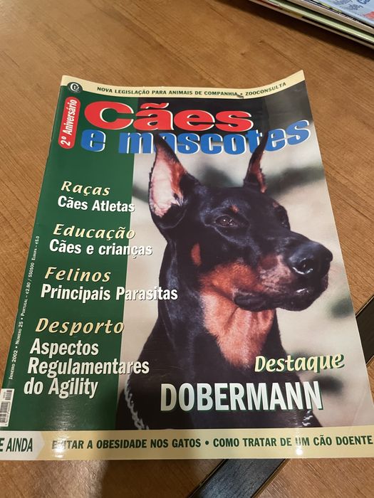 Revistas antigas sobre cães