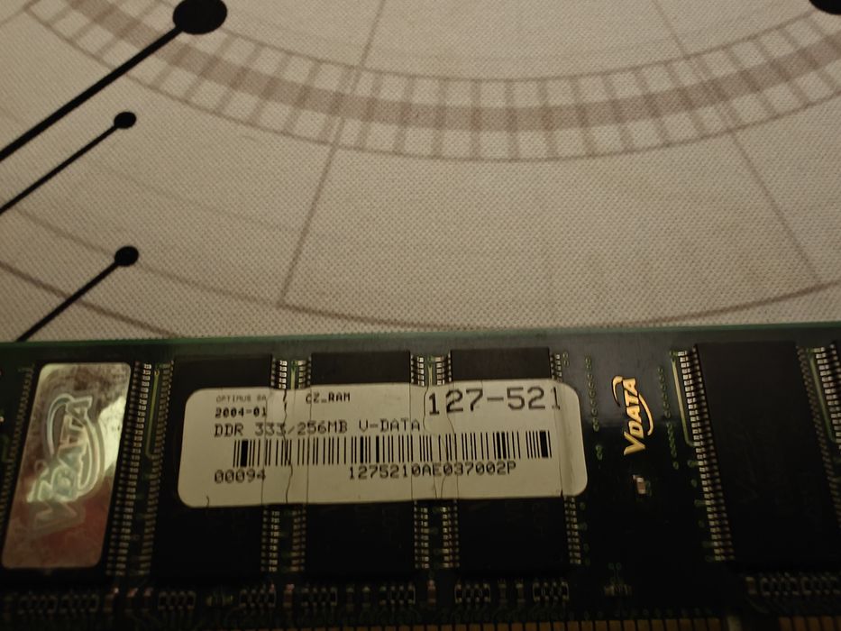 Ram DDR1 256mb vdata