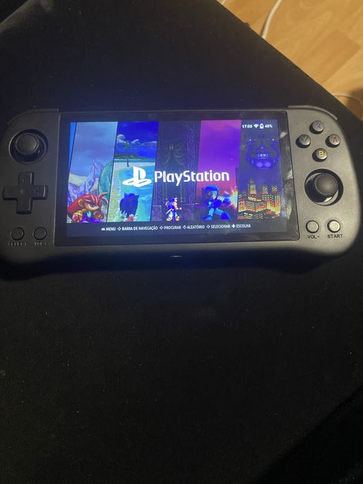 Consola Powkiddy X55  com 58593 jogos rocknix –Nova + Bolsa + Extras