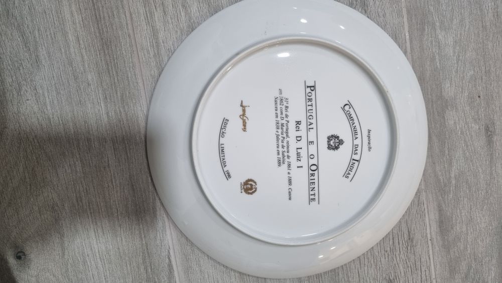 Coleção 6 pratos companhia das Índias